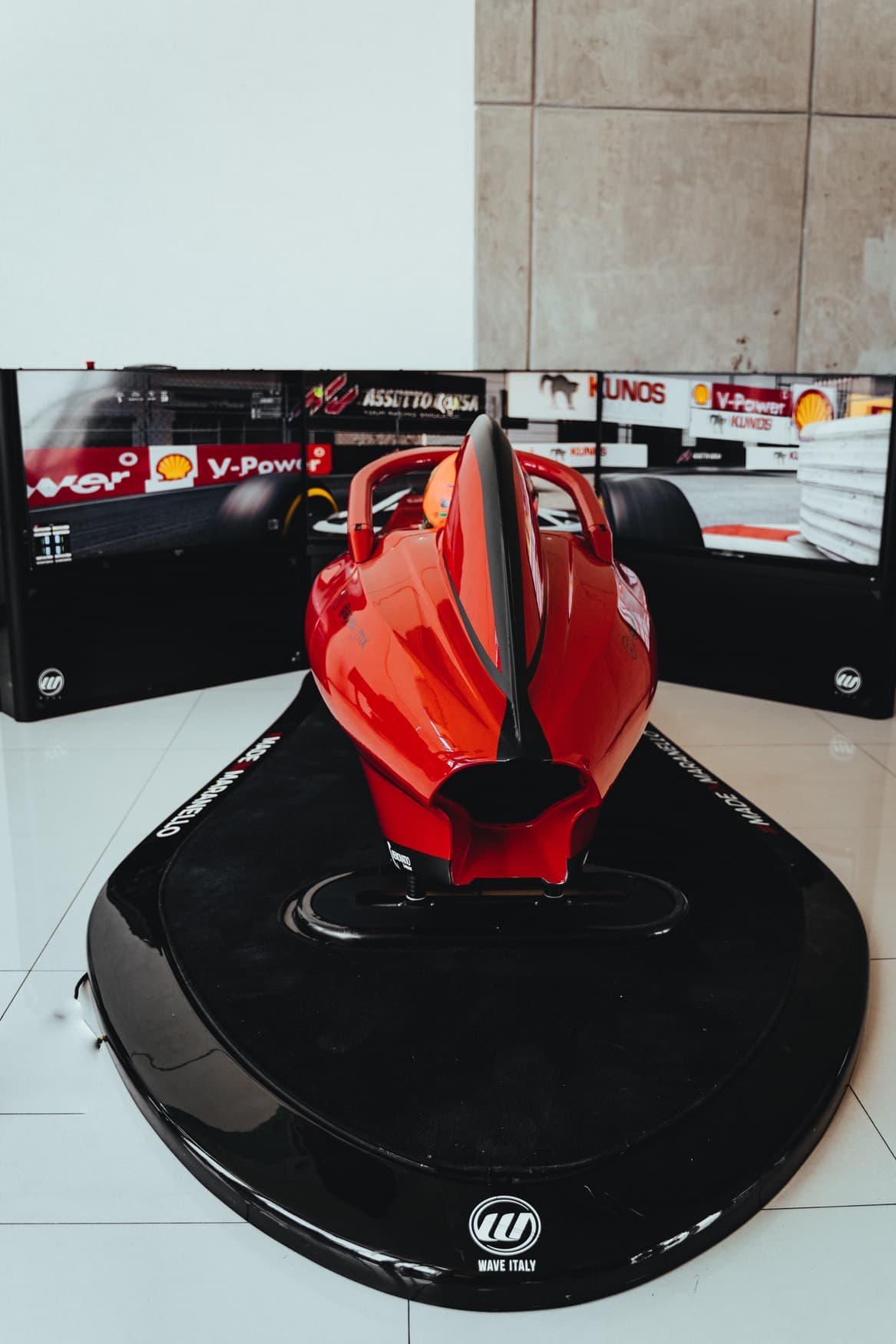 Simulador de Formula 1 APEX de alta inmersión en activación de marca